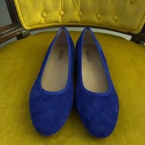 VANELi Royal Blue Almond Toe Skimmer Flats 7M